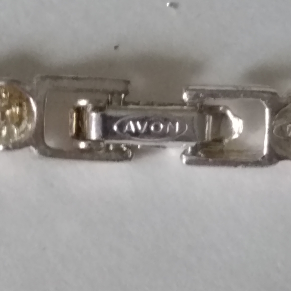 Avon VTG September blue birthday tennis bracelet - Picture 3 of 9